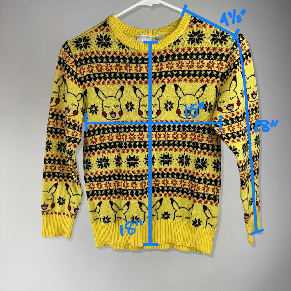 Pokemon Crew Neck Sweater - Kids Small - Picture 7 of 8